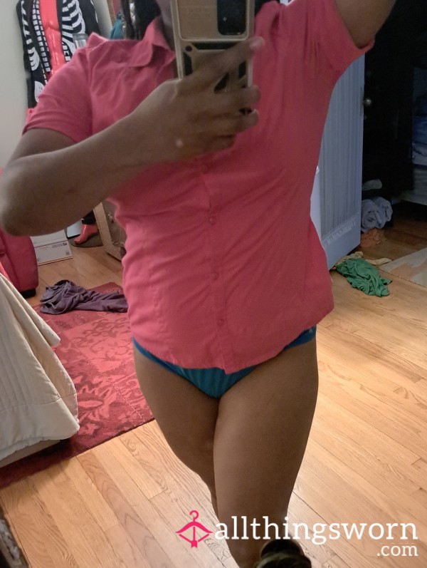 Hot Pink Short Sleeve Bu*ton Down
