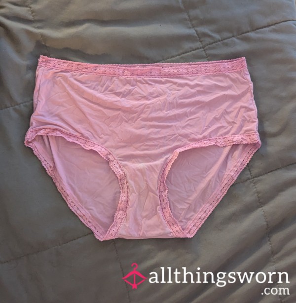 Hot Pink Silky Hipster Panties