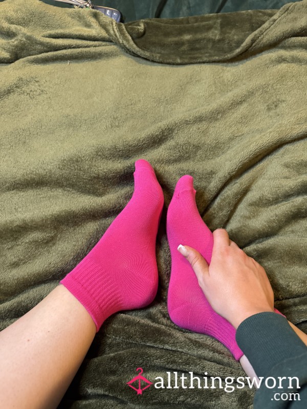 Hot Pink Socks