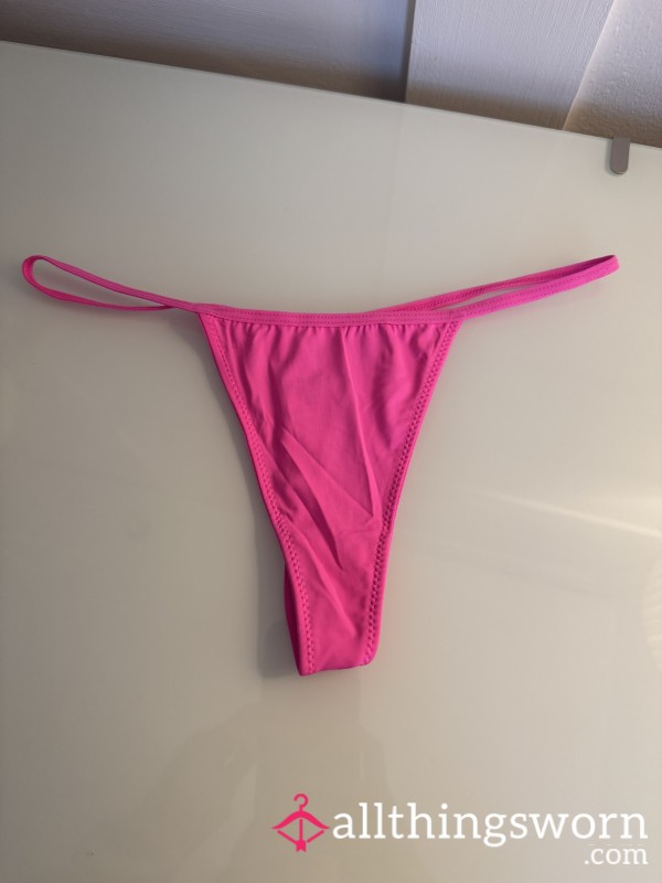 Hot Pink Thong With A Sweet Scent 💖