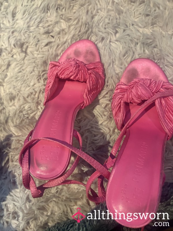 Hot Pink VERY WELL WORN Heels – Size UK