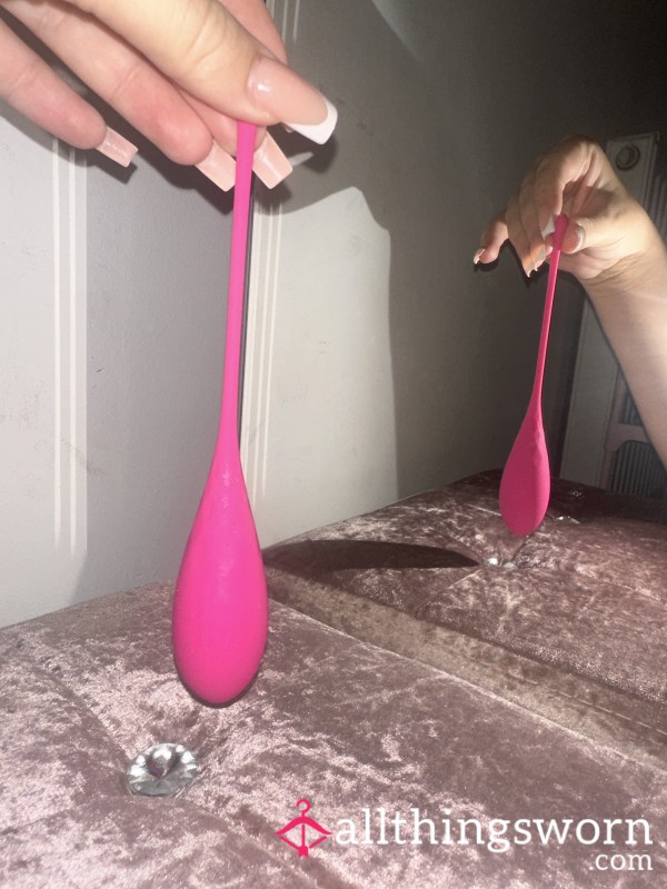 Hot Pink Weighted Egg Toy