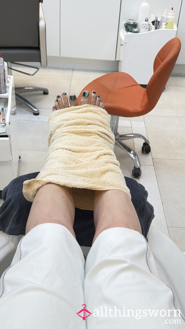 Hot Steam Towel Wrap… So Warm & Relaxing 😌