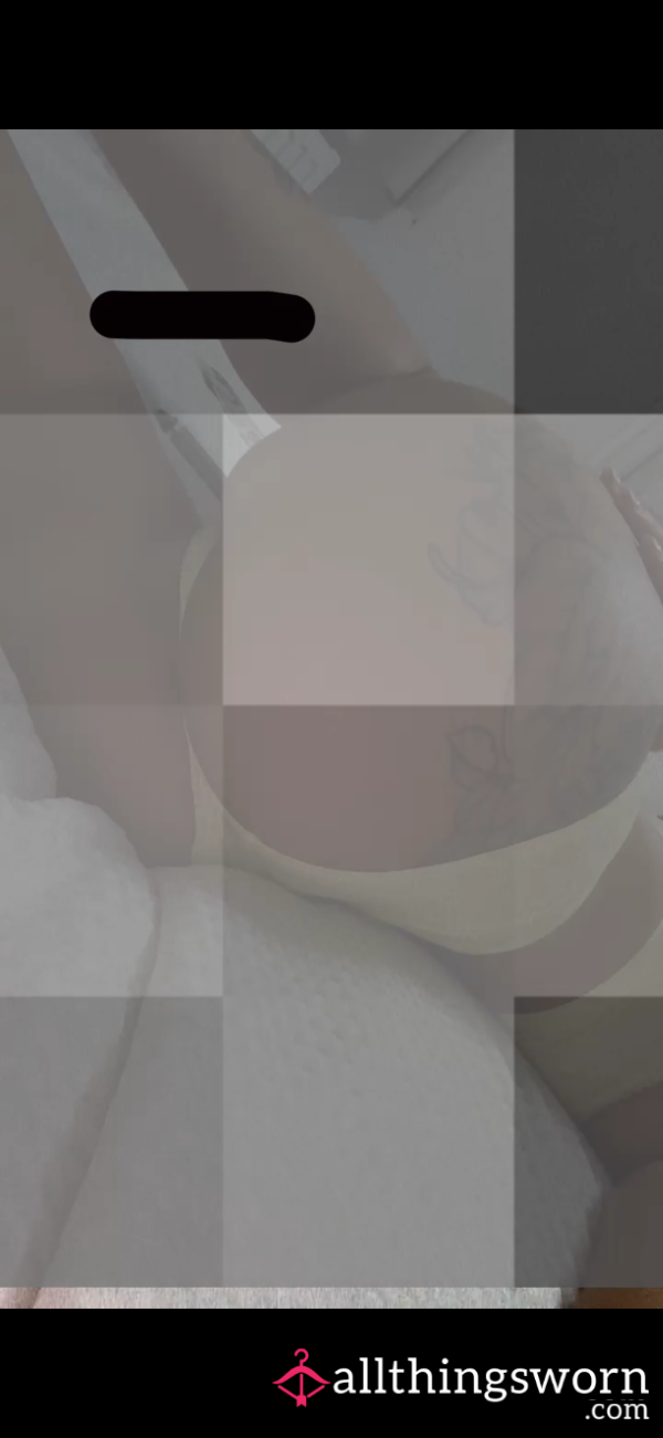 Hot, Sweaty & Naughty: Panties & Bra Dripping From A 28°C Day