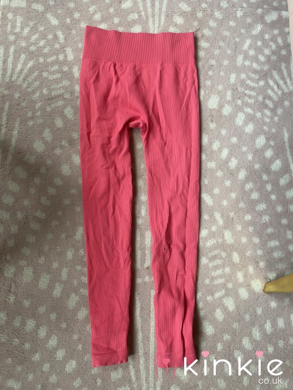 Hot Sweaty Pink Gym Leggings And Crop Top