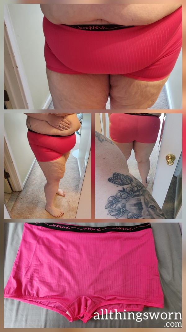 Hot To Trot Pink Boxer Briefs