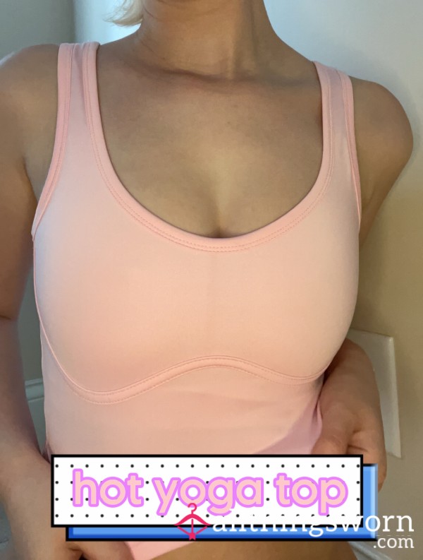 Hot Yoga Top In Pink 💗
