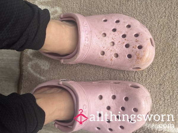 Housework Worn Crocs For The Cucks