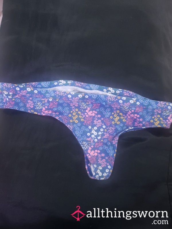 HS Flor*l Cotton Thong