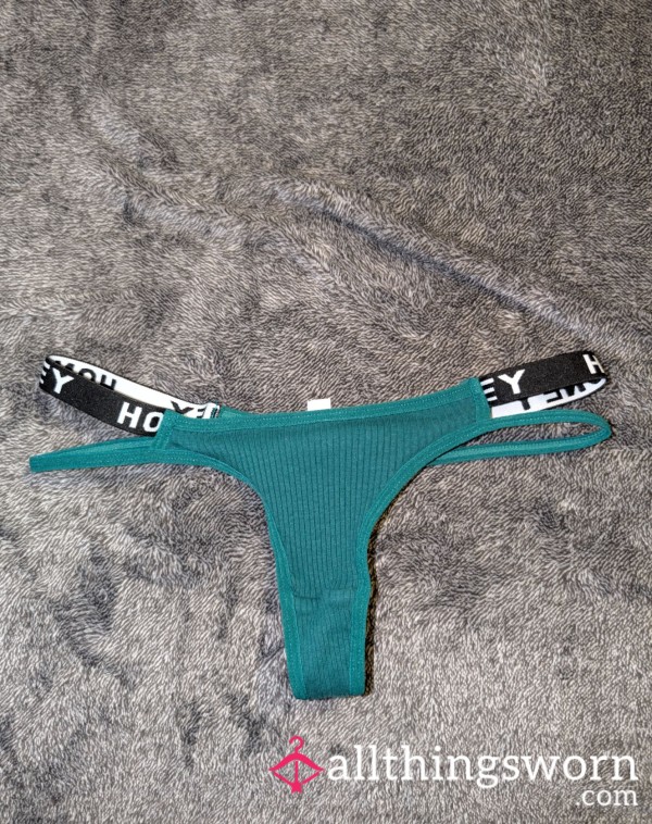 (HS) Honey Green Thongs