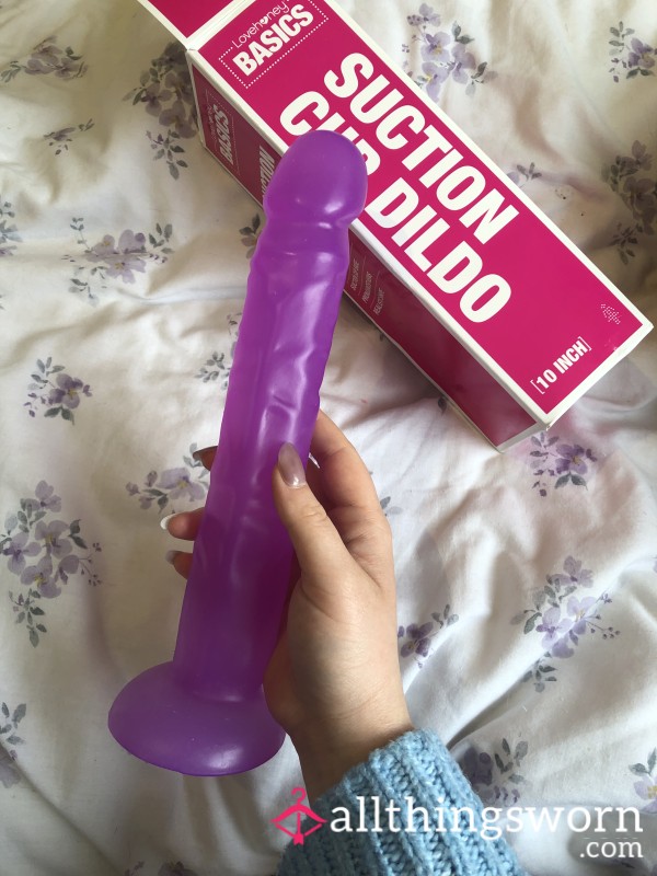Huge 10 Inch Di**o - Freshly Used For You <3