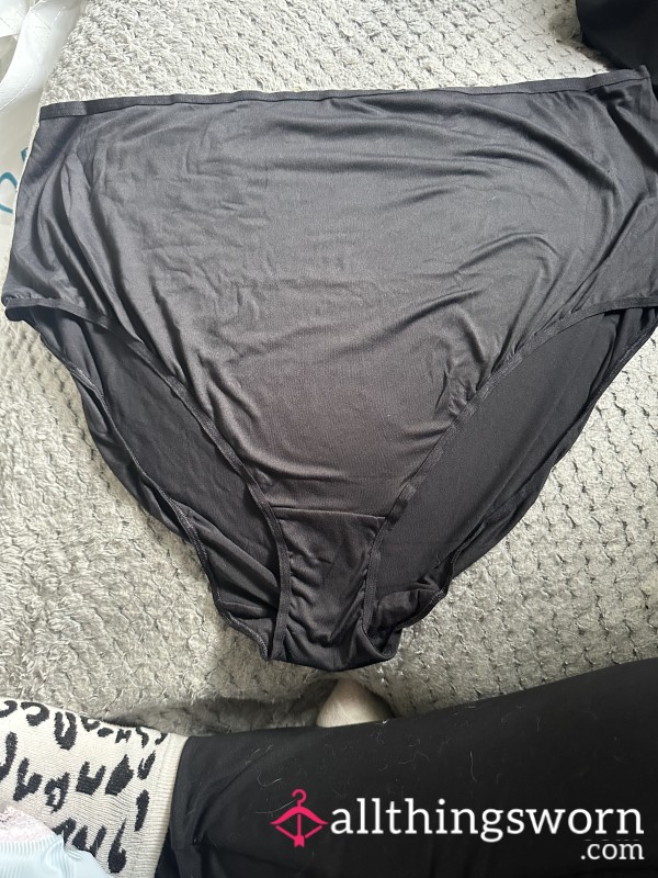 Huge Black Full Back Panties😈