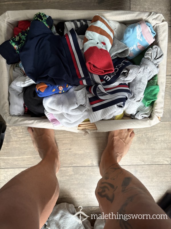 Huge Box With Long Used Underwear (~1/2 Year)