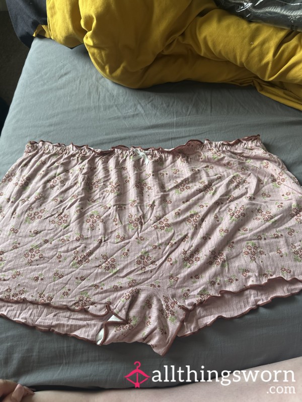 Huge Boy Short Panties 😈 - Pink Flor*l