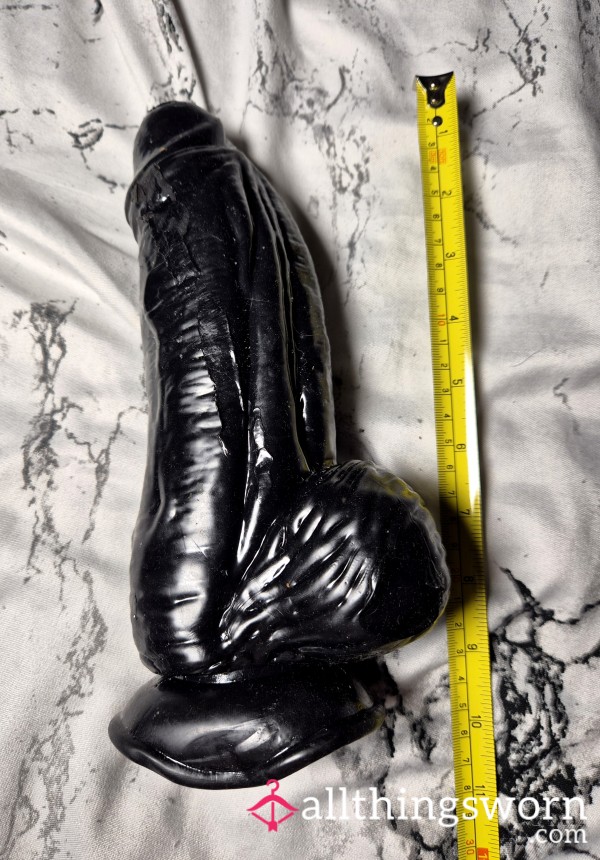 🥵Huge Girthy Giant Black C*ck Thick Big D*ck Di**o Old Silicone Well Used S** Toy Japanese Petite Asian Tattooed Fitness Model Personal Trainers Workout Toy