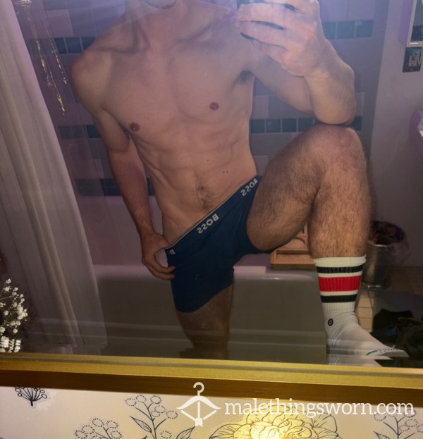 SOLD - Hugo Boss Boxer Briefs (Blue)