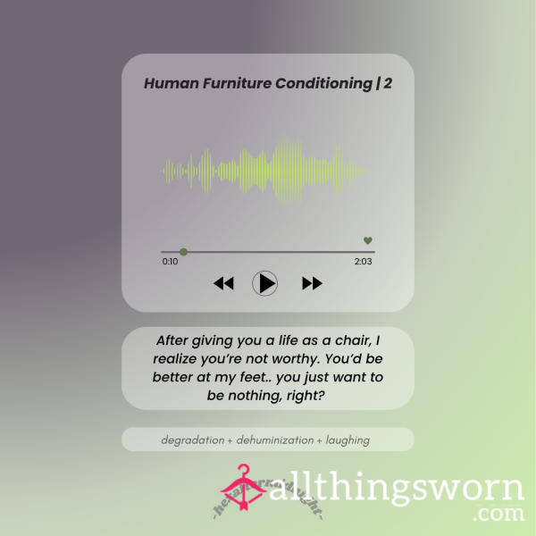 Human Furniture Conditioning (audio) | 2