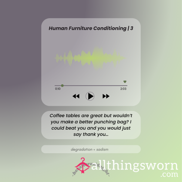 Human Furniture Conditioning (audio) | 3