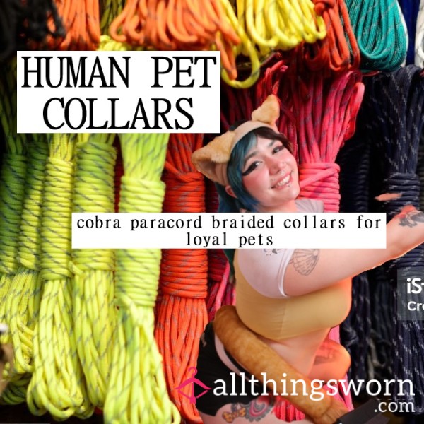 HUMAN PET COLLARS