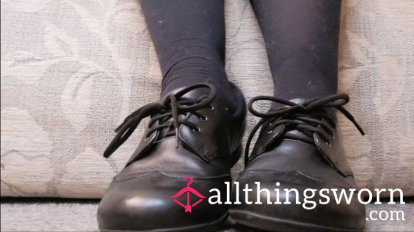 Humiliate Sub & Worship Leather Shoes Video 5 MIN 15 SECONDS