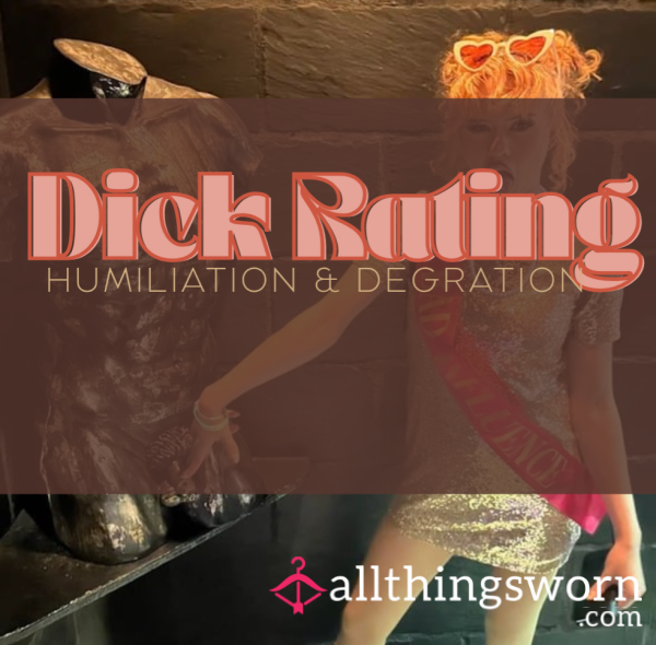 Humiliating D*ck Rating