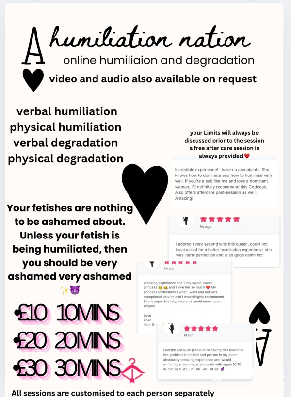 😈⛓️‍💥HUMILIATION NATION⛓️‍💥 😈