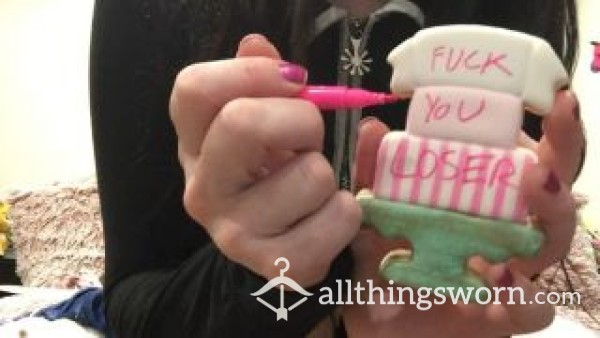 Humiliation - Goddess Barefoot Stepping On Your Cookie Premade Video