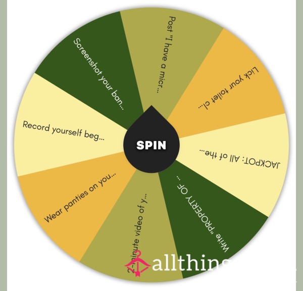 HUMILIATION HELL TASK WHEEL 😈