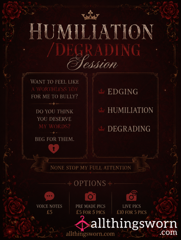 Humiliation Session