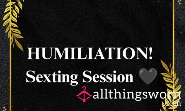 Humiliation -s**ting Session