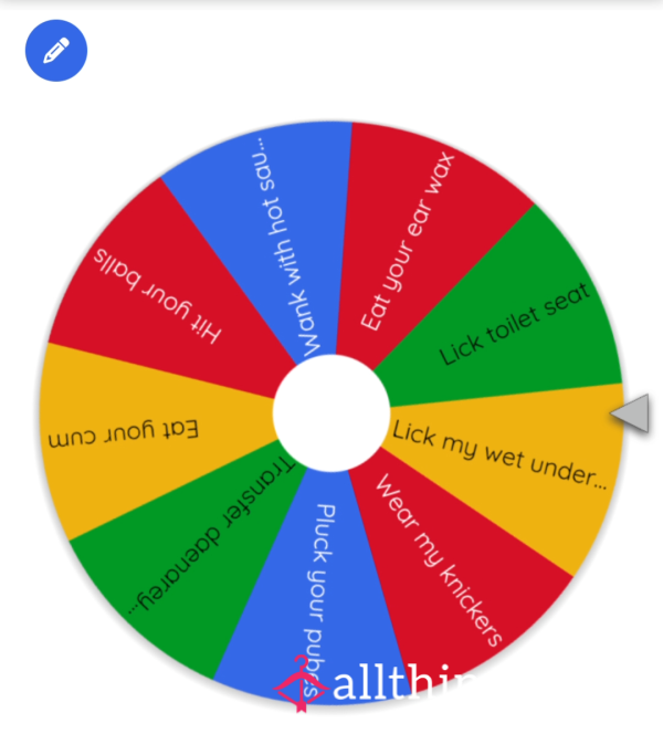 Humiliation Spin The Wheel