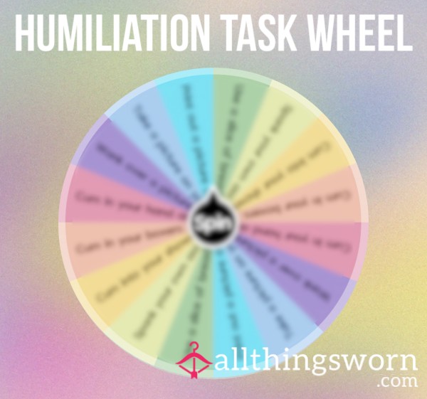Humiliation Task Wheel🤣