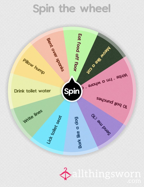 Humiliation Task Wheel 🤣🤣🤣🤣🤣