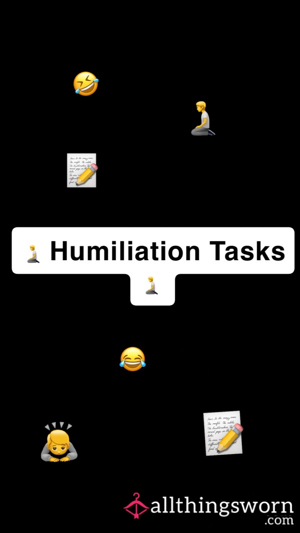 Humiliation Tasks 😂🧎👈