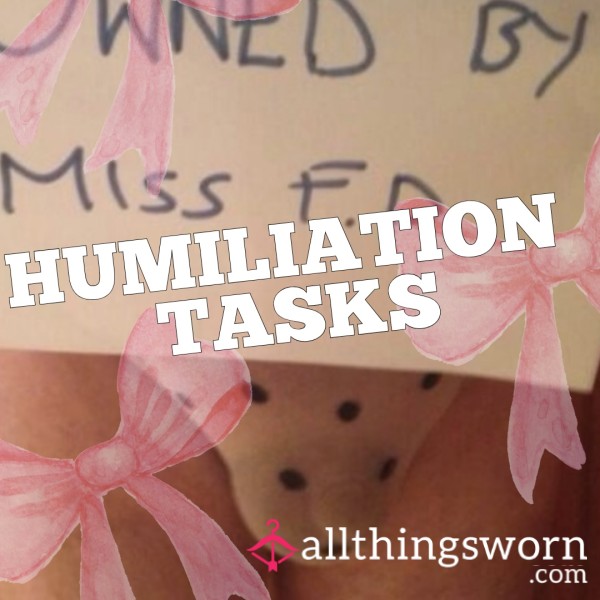 Humiliation Tasks 😂 Buy If You Dare 👸🏼