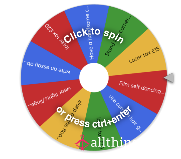 Humiliation Tasks - Spin The Wheel Game