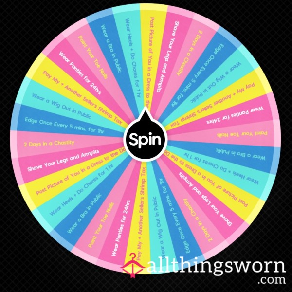 🧎🏻‍♂️ Humiliation Tasks Wheel