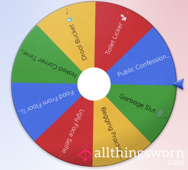 HUMILIATION TASKS WHEEL SPIN😈