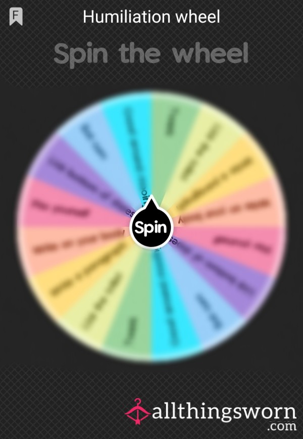 Humiliation Wheel😂