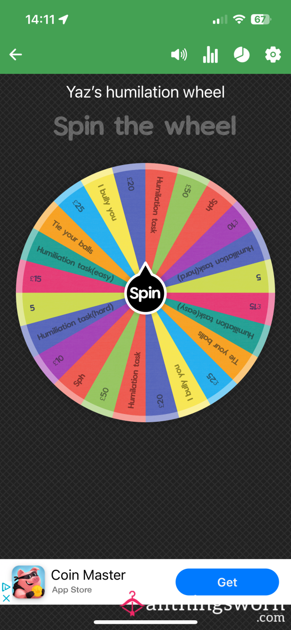 Humiliation Wheel 😈