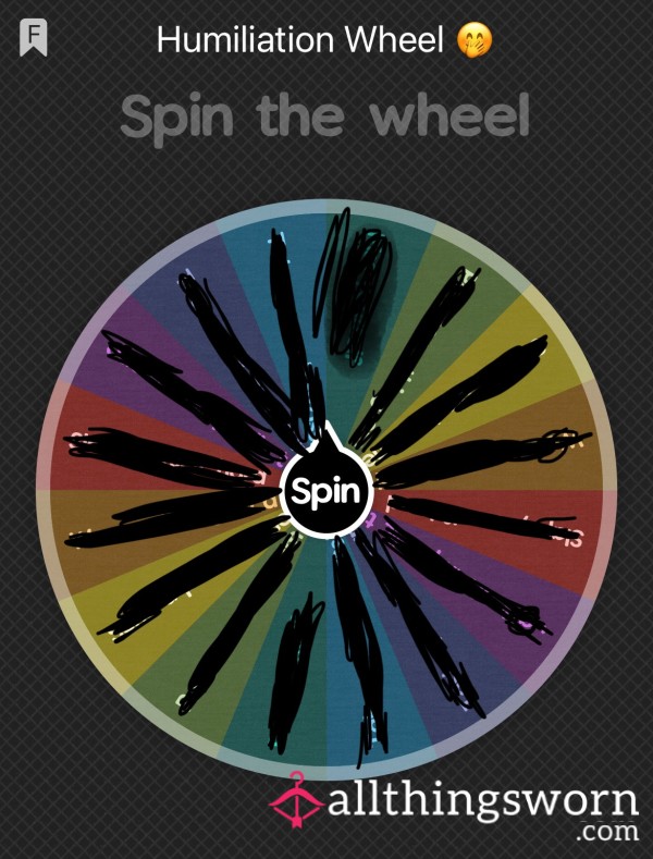 Humiliation Task Wheel 🤭