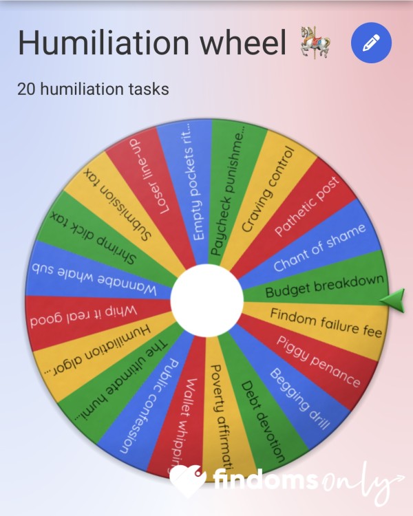 Humiliation Wheel Spin