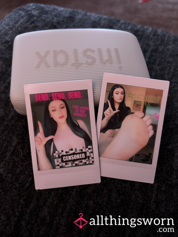 Humiliation/Captioned Polaroid Sets