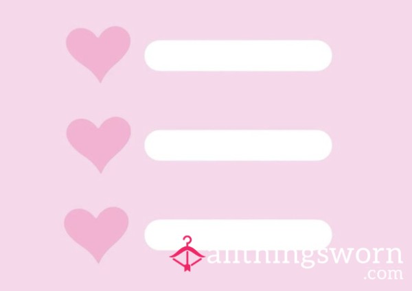 5 Humiliation/Domme Tasks