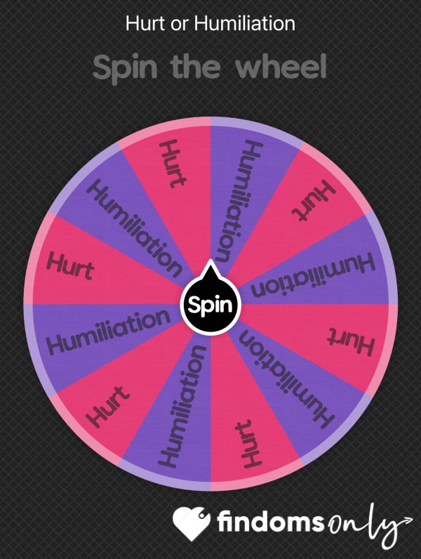 Hurt Or Humiliated? Let Mistress’s Wheel Decide