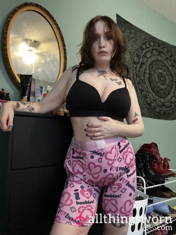 “I ❤️ Boobies” PSD Long Boxer