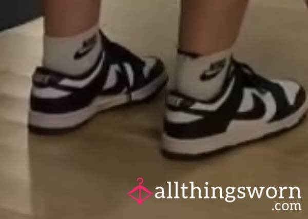 I Have Worn White Socks From My Training Session At The Gym! An Hours Workout With An Hour Of Cardio After So Very Sweaty Xx