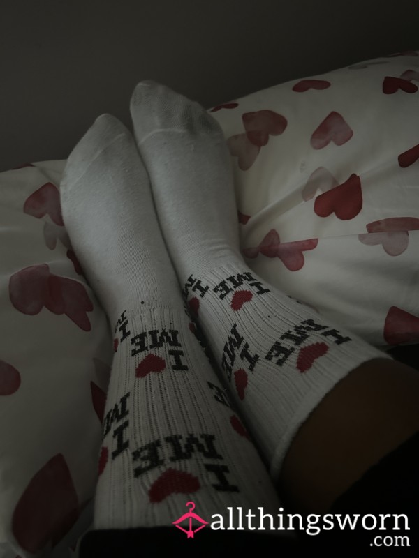 I LOVE ME Well Worn Socks