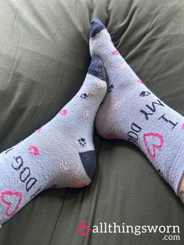 I Love My Dog Socks