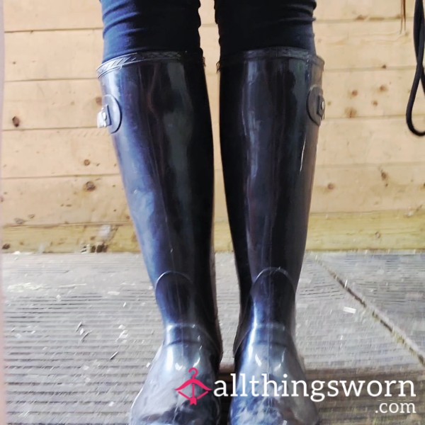 I Will Walk In Something Of Your Choice In My Rubber Boots